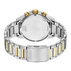 Citizen Quartz Chronograph AN3686-53A Two-Tone with Silver Dial 44mm Stainless Steel Men's Watch