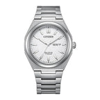 Citizen Eco-Drive AW0130-85A White Dial Titanium  Men'sWatch