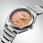 Citizen Eco-Drive AW0130-85Z Orange Dial 39.5mm Titanium  Men's Watch