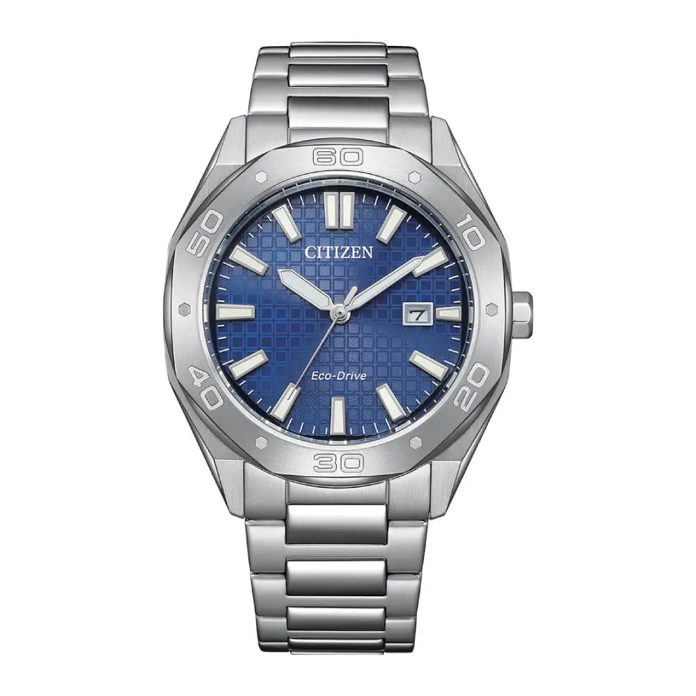Citizen Eco Drive BM7630-80L Blue Dial Stainless Steel Men's Watch