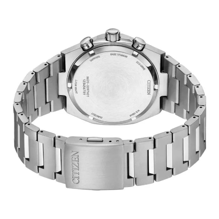 Citizen Zenshin Chronograph Eco-Drive CA4610-85A White Dial 42.5mm Titanium Men's Watch