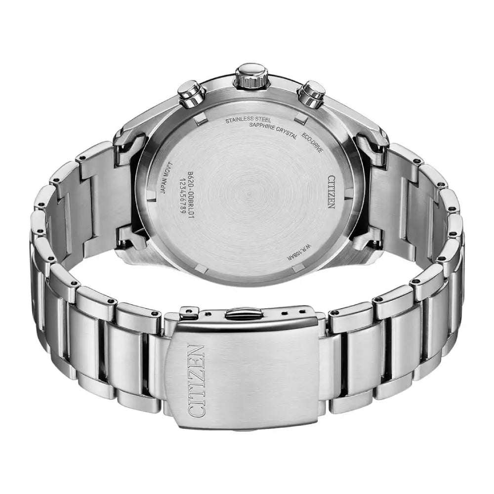 Citizen Eco-Drive Chronograph CA4674-58X Green Dial Stainless Steel Men's Watch