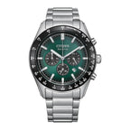 Citizen Eco-Drive Chronograph CA4674-58X Green Dial Stainless Steel Men's Watch