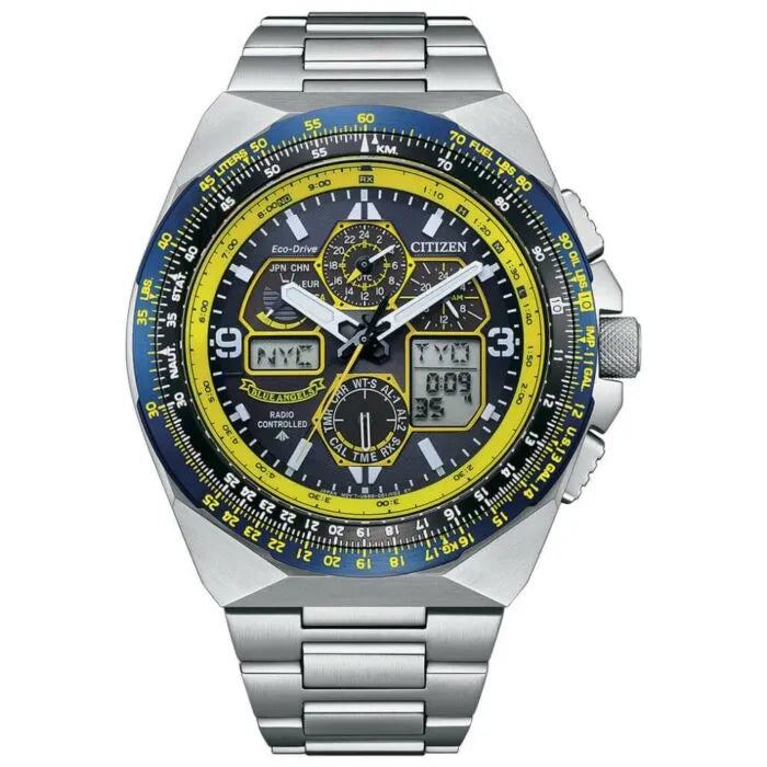 Citizen Promaster Skyhawk A-T Automatic JY8125-54L Blue Dial Stainless Steel Men's Watch
