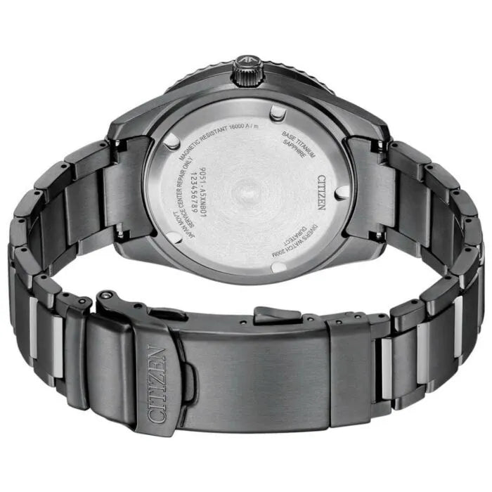 Citizen Promaster Diver Automatic NB6025-59H Grey Dial 41mm Super Titanium Men's Watch