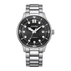 Citizen Automatic NJ0191-83E Black Dial 40mm Stainless Steel Men's Watch