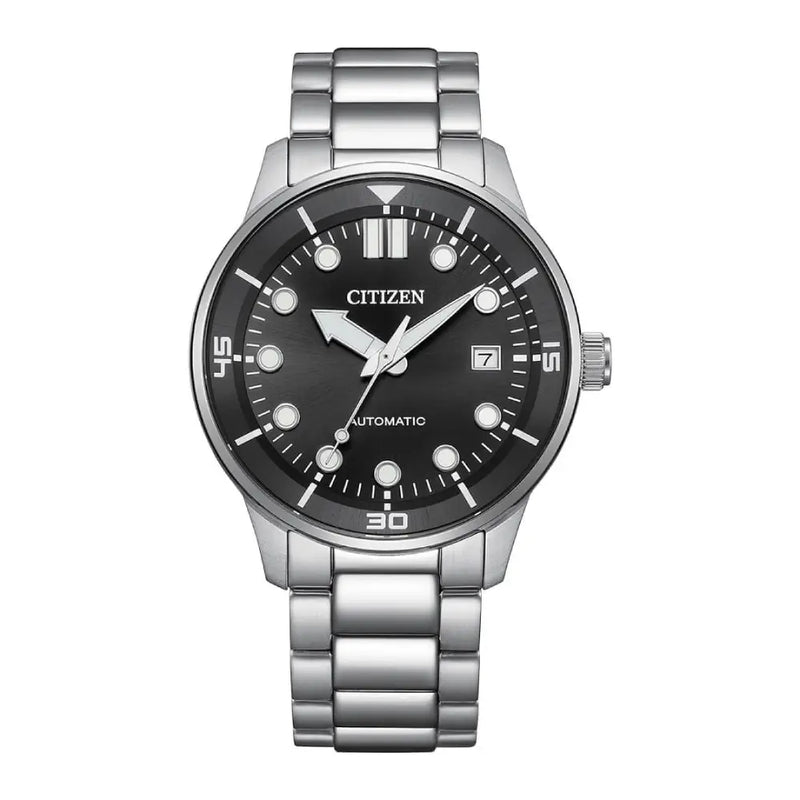 Citizen Automatic NJ0191-83E Black Dial 40mm Stainless Steel Men's Watch