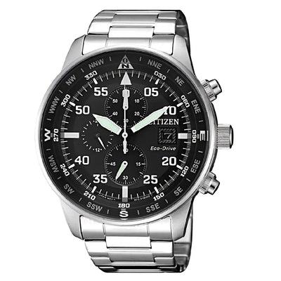 Citizen Eco-Drive CA0690-88E Chronograph Black Dial 44mm Stainless Steel Men's Watch