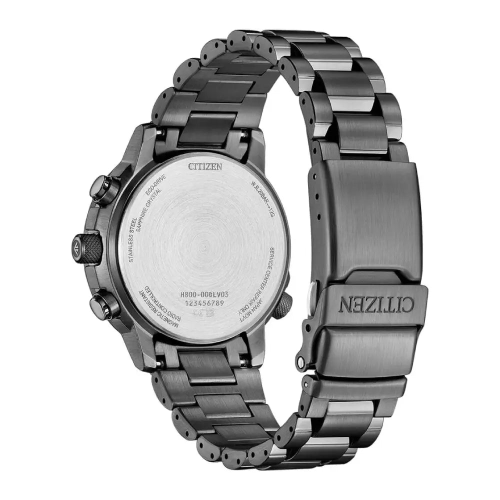Citizen Promaster Sky Navihawk A-T AT8304-57W Green Dial 41mm Grey Stainless Steel Men's Watch