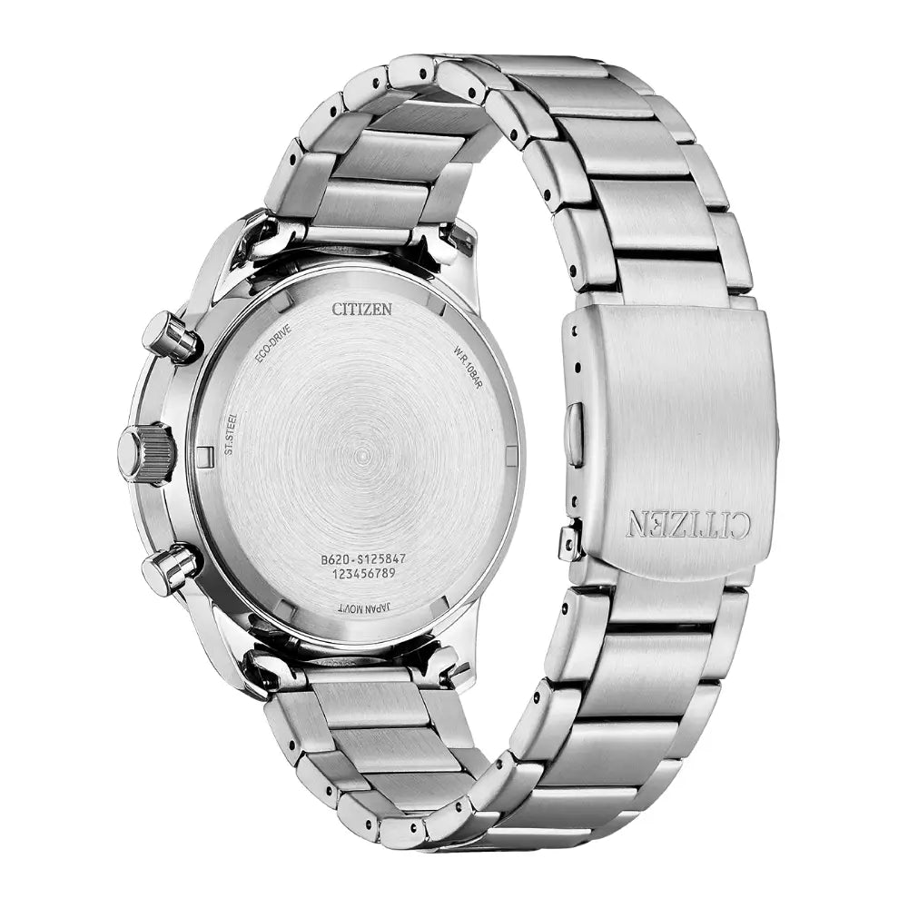 Citizen Eco-Drive CA4500-91X Chronograph Green Dial 44mm Stainless Steel Men's Watch