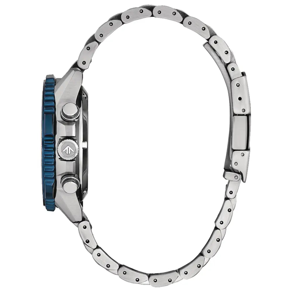 Citizen Promaster CA4667-53L Air Navihawk "Blue Angels" Eco-Drive Chronograph Blue Dial Stainless Steel Men's Watch