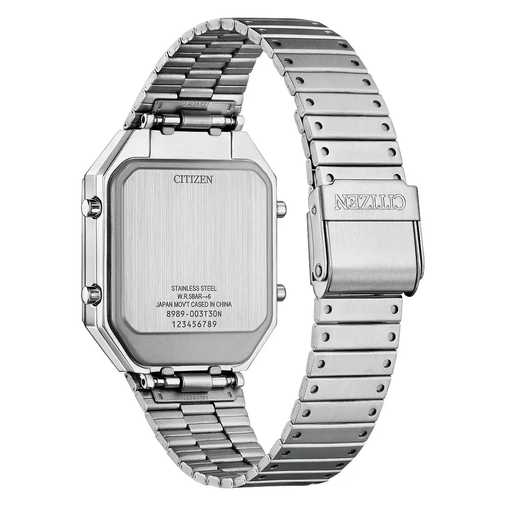 Citizen Record Label Playground Edition JG2120-73L Aqua Blue Dial 33.4mm Stainless Steel Men's Watch