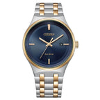 Citizen Eco-Drive BM7656-51L Blue Dial 40mm Two-Tone Stainless Steel Men's Watch