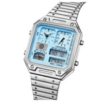 Citizen Record Label Playground Edition JG2120-73L Aqua Blue Dial 33.4mm Stainless Steel Men's Watch