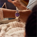 Citizen Tsuyosa NJ0200-50W Automatic Purple Dial Stainless Steel Men's Watch
