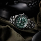 Citizen Promaster Sky Navihawk A-T AT8304-57W Green Dial 41mm Grey Stainless Steel Men's Watch