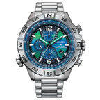 Citizen Promaster Navihawk A-T Limited Edition 48mm AT8220-55W Blue-Green Dial Stainless Steel Men's Watch