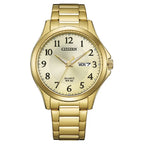 Citizen Quartz Standard BF2028-83P Gold Dial 41mm Stainless Steel Men's Watch